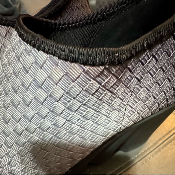 Women’s Zee Alexis Platform Wedge Grey/Silver Ombre Heels Size 41/10 - Picture 10 of 13